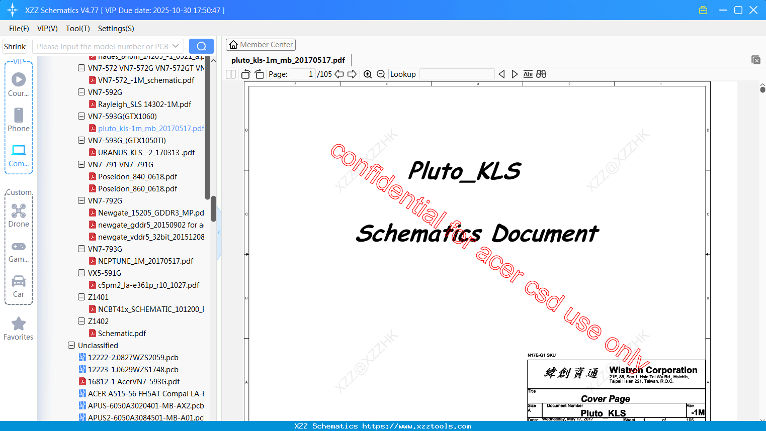 Laptop ACER Pluto_kls-1m_mb_20170517